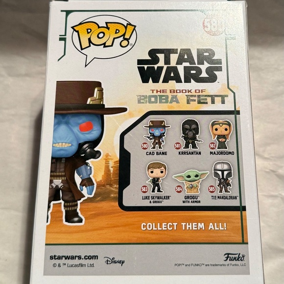 "Star Wars" # 580 Cad Bane Funko Pop! Bobble-Head Vinyl Figure - Picture 2 of 2